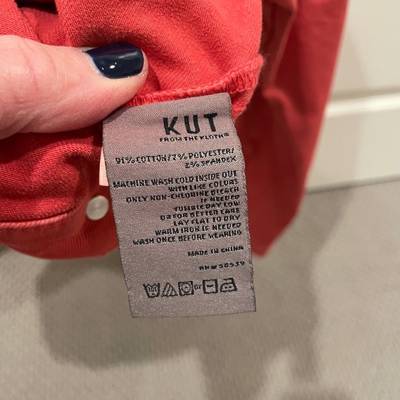 KUT From The Kloth red denim jacket! LIKE NEW-excellent condition-Holiday ready - Picture 8 of 8
